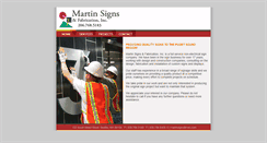 Desktop Screenshot of martinsignsinc.com